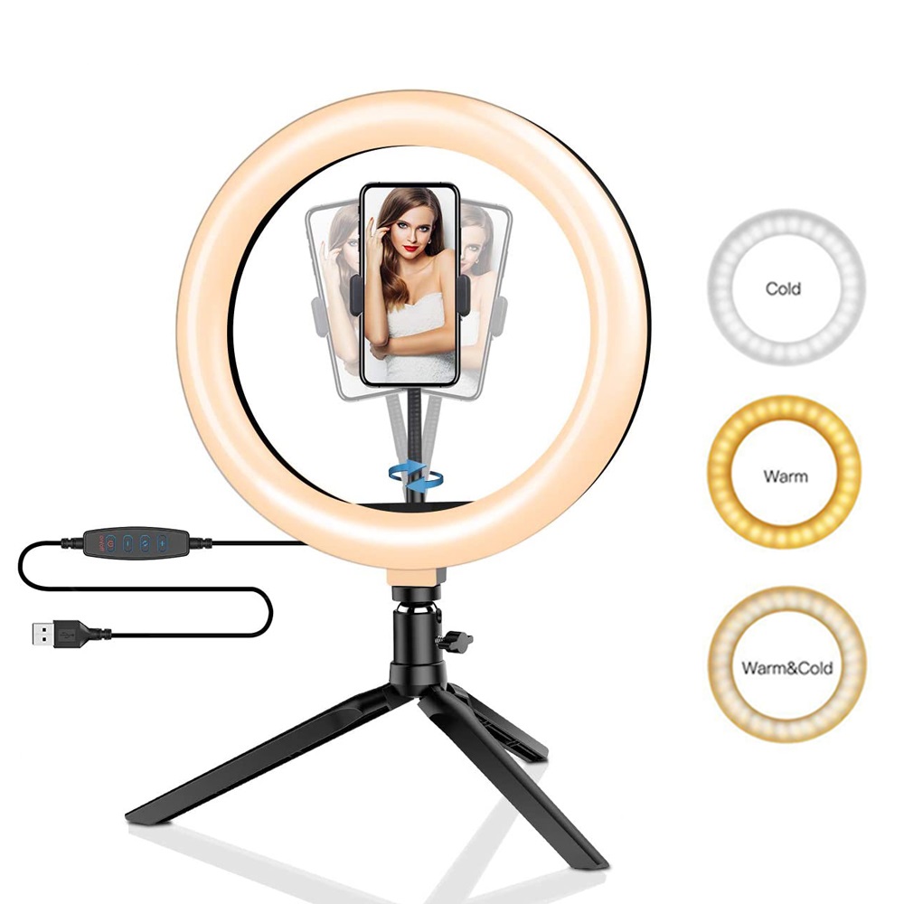 Photography Lighting Ring - 26cm 10 inch Led Ring Selfie