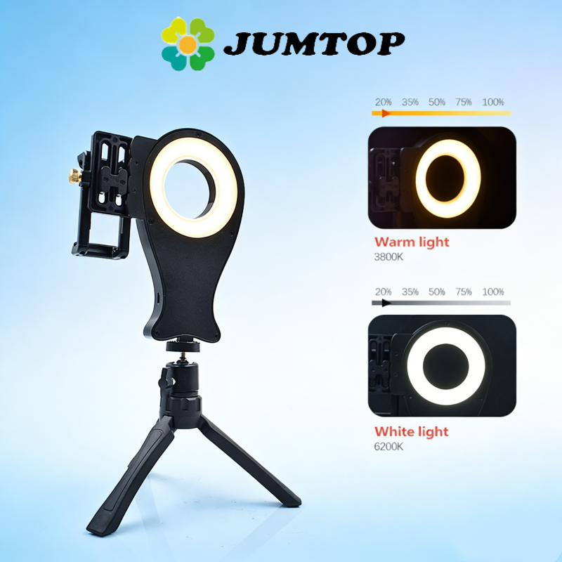 Photography Lighting Ring - JUMTOP Dental Photography Ring Light, Adjustable