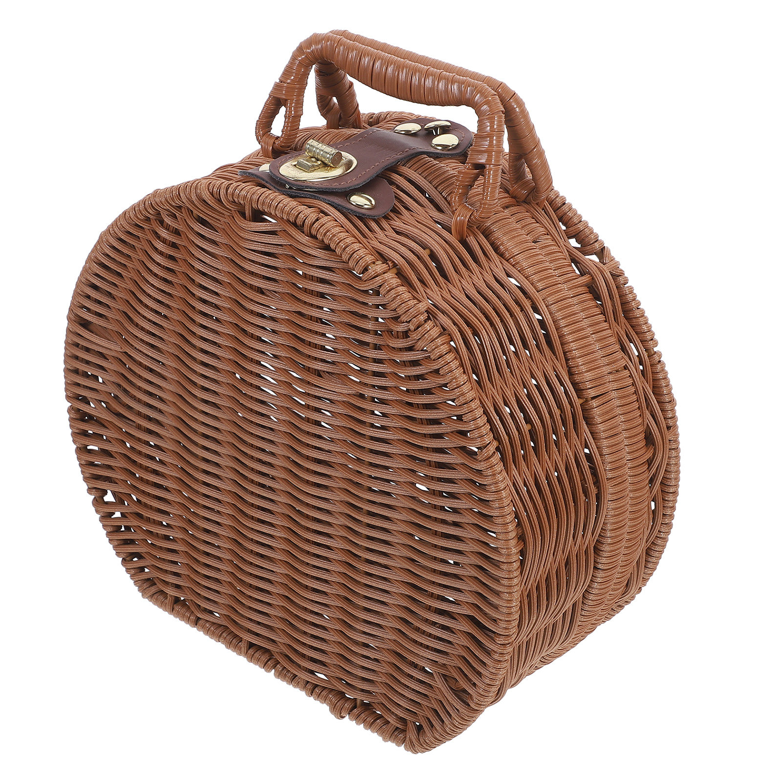 Lighting In Photography - Vintage Light Blue Handwoven Woven Suitcase