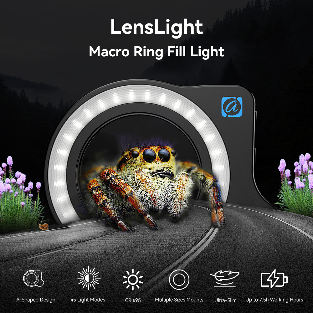 APEXEL 37mm 52mm Thread Macro  – Photography Lighting Ring recenzja i cena