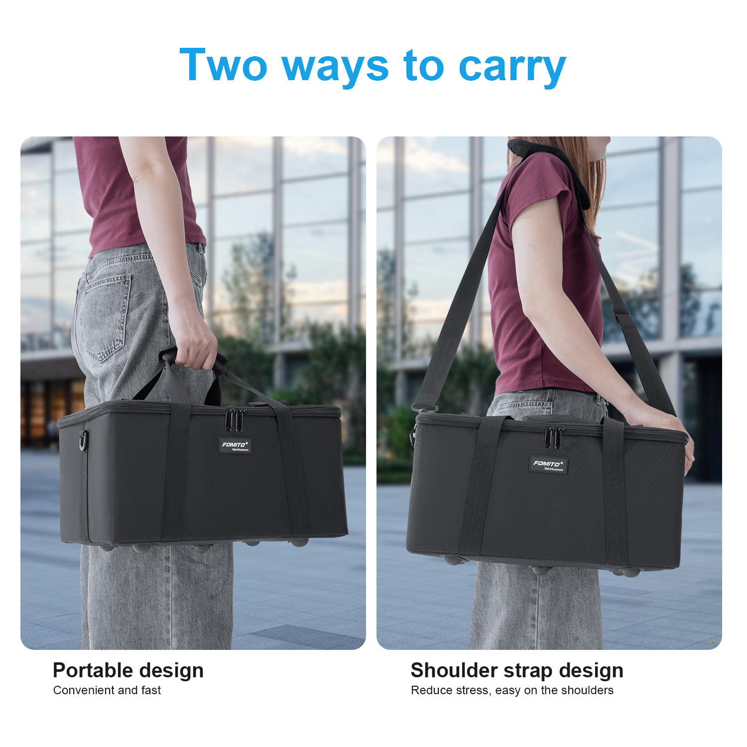 FOMITO Camera Bag Crossbody Sh – Photography Lighting Bag recenzja i cena
