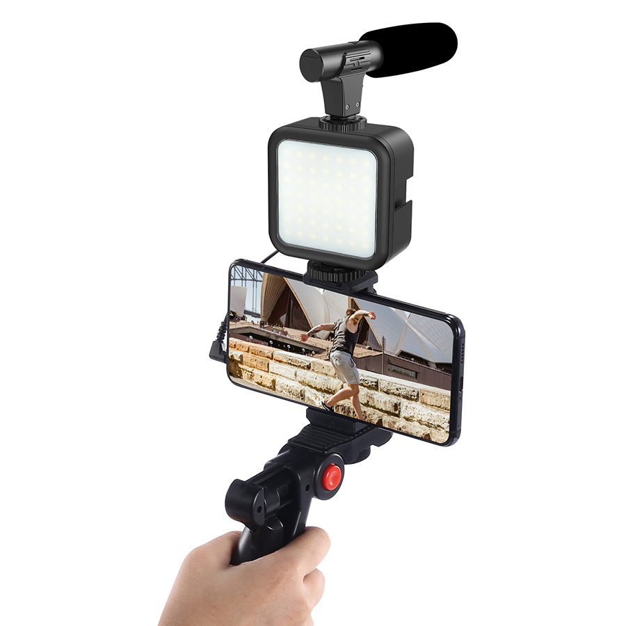 Smartphone Vlogging Kit Video  – Photography Lighting Ring recenzja i cena