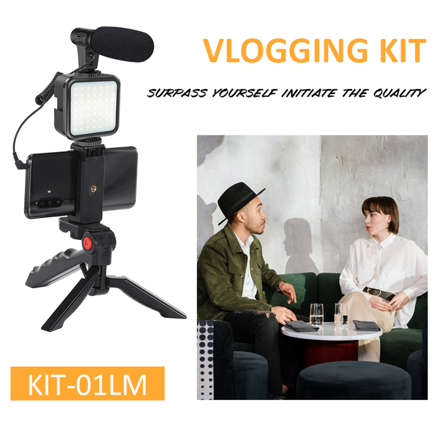 Smartphone Vlogging Kit Video  – Photography Lighting Ring recenzja i cena