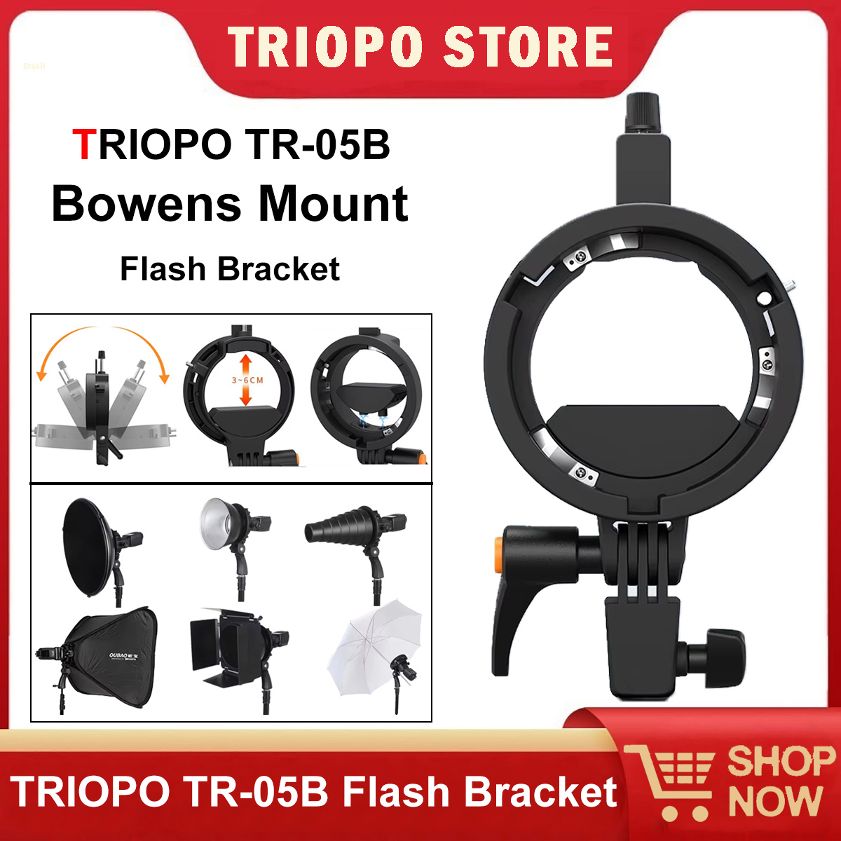 TRIOPO Universal Speedlite Bra – Godox Speedlite Flash recenzja i cena