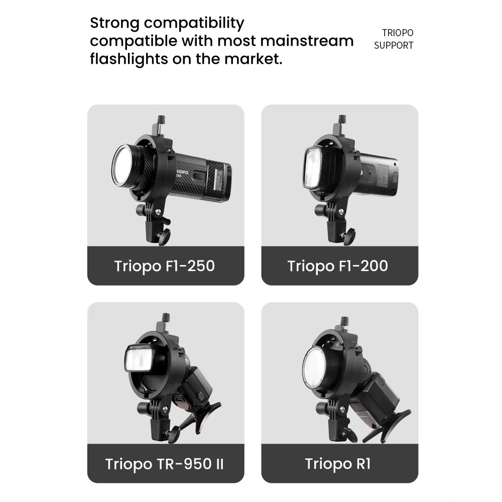 TRIOPO Universal Speedlite Bra – Godox Speedlite Flash recenzja i cena