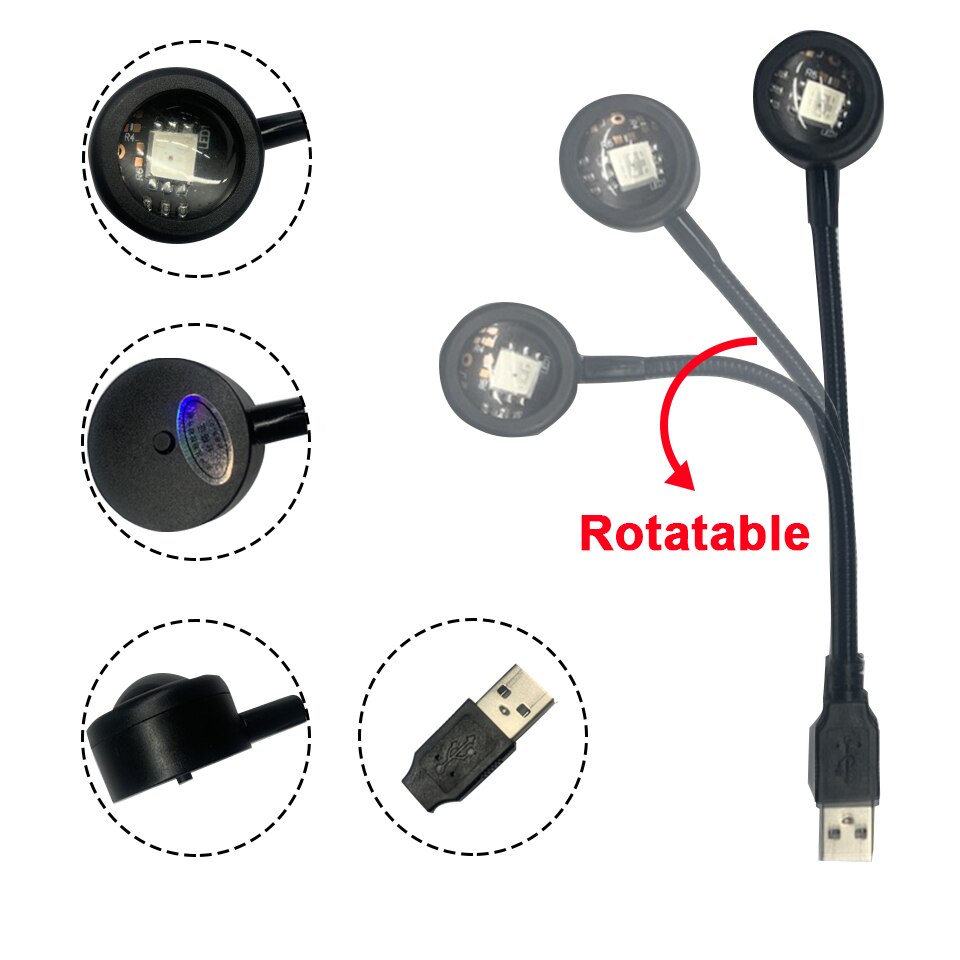 LED USB Sunset Lamp Projector  – Photography Lighting Home recenzja i cena