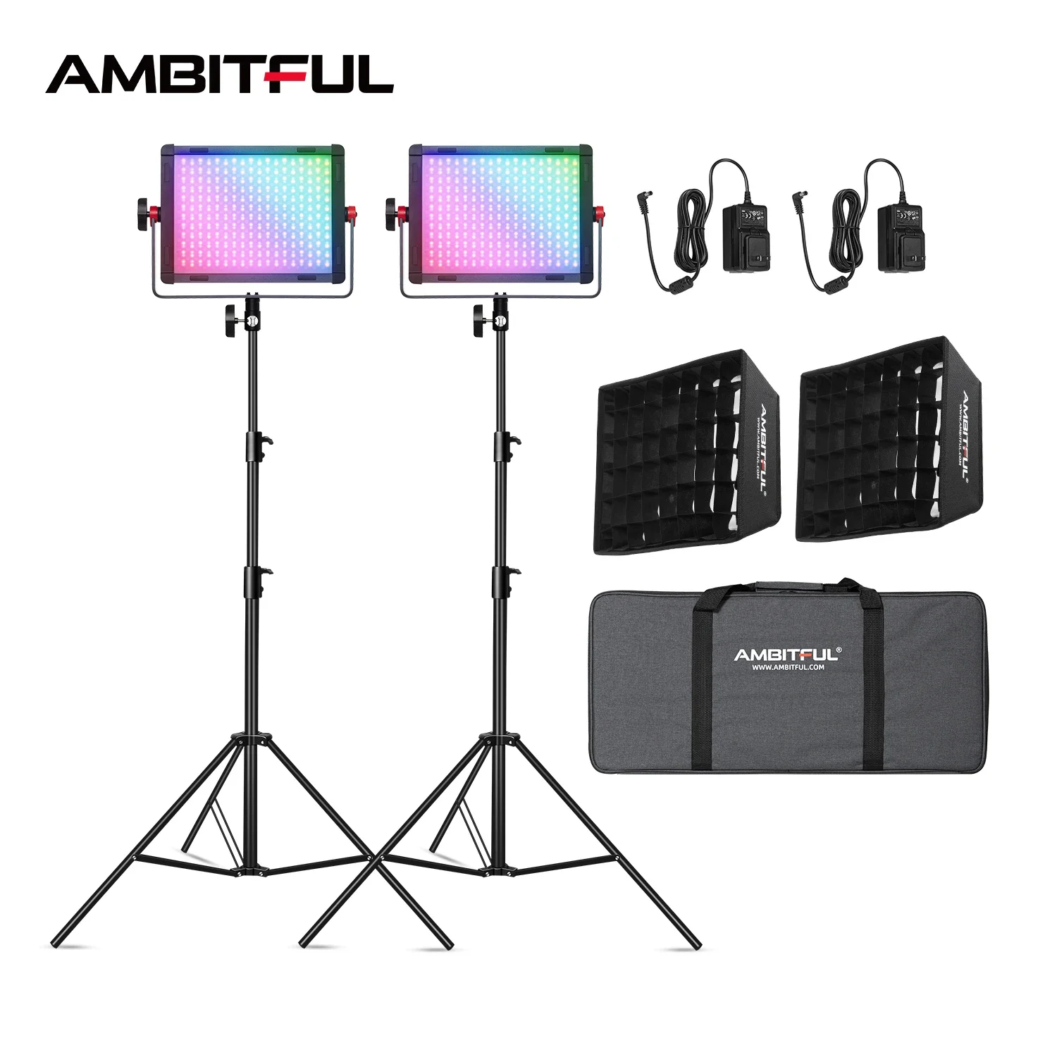 AMBITUFL P35R 30W RGB LED Vide – Photography Lighting Bag recenzja i cena