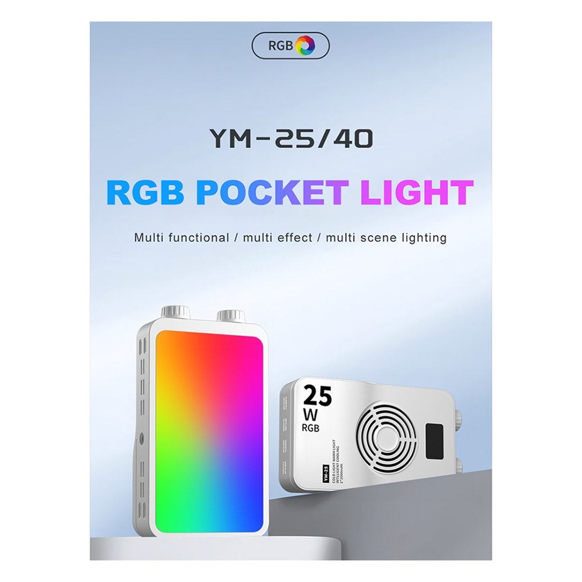 ABPS 25W RGB Full-Color Fill L – Lighting In Photography recenzja i cena