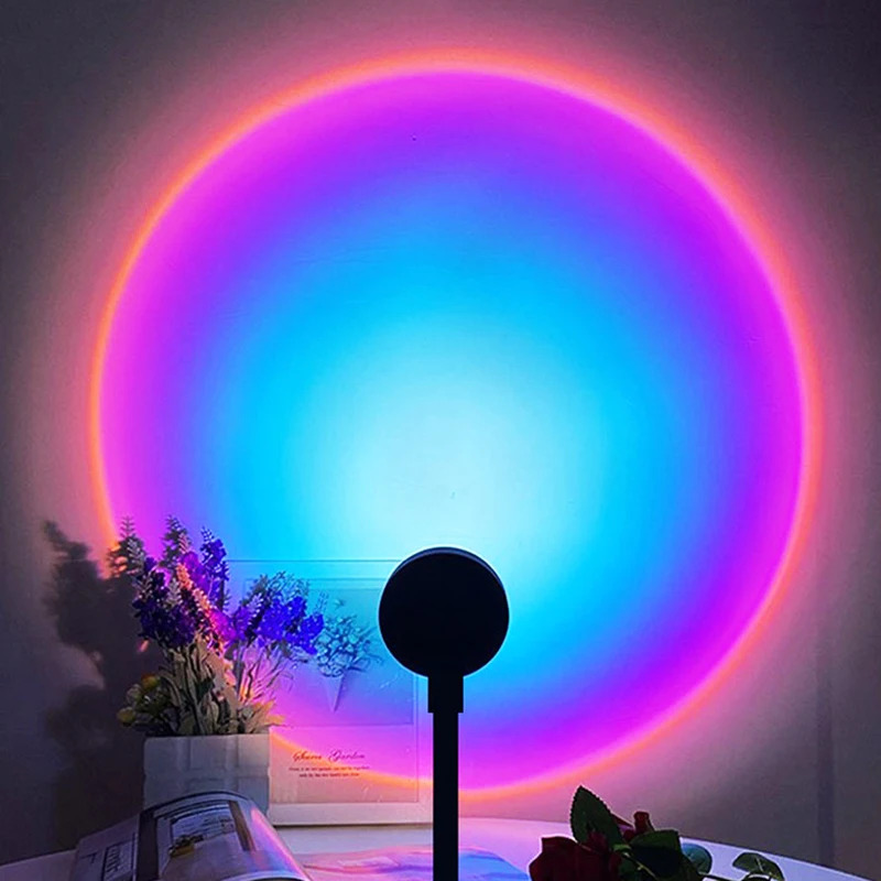 1-4pcs Sunset Lamp LED Rainbow – Photography Lighting Home recenzja i cena