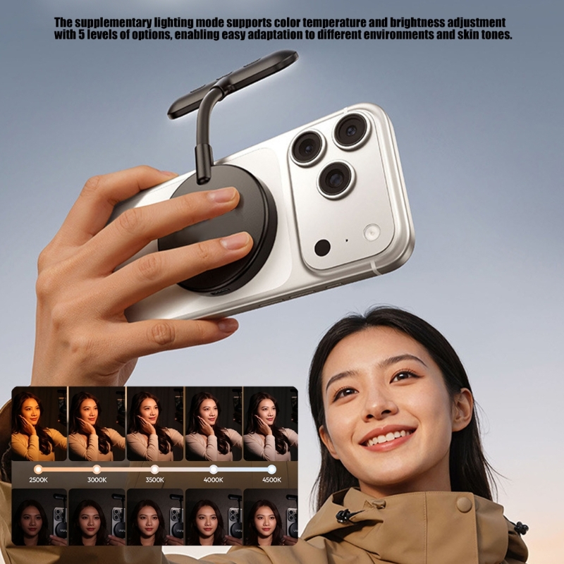 Portable ABS LED Phone Lamp Bo – Lighting In Photography Book recenzja i cena