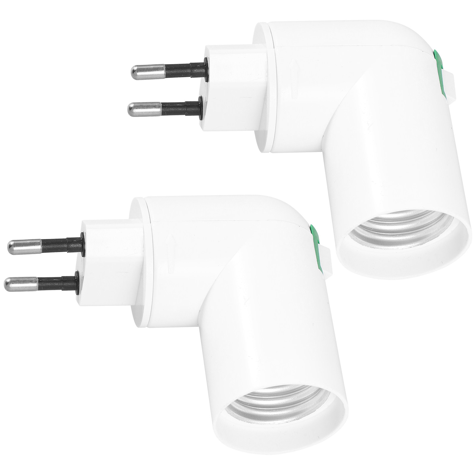 2Pcs Eu Plug Light Bulb Socket – Photography Lighting Home recenzja i cena