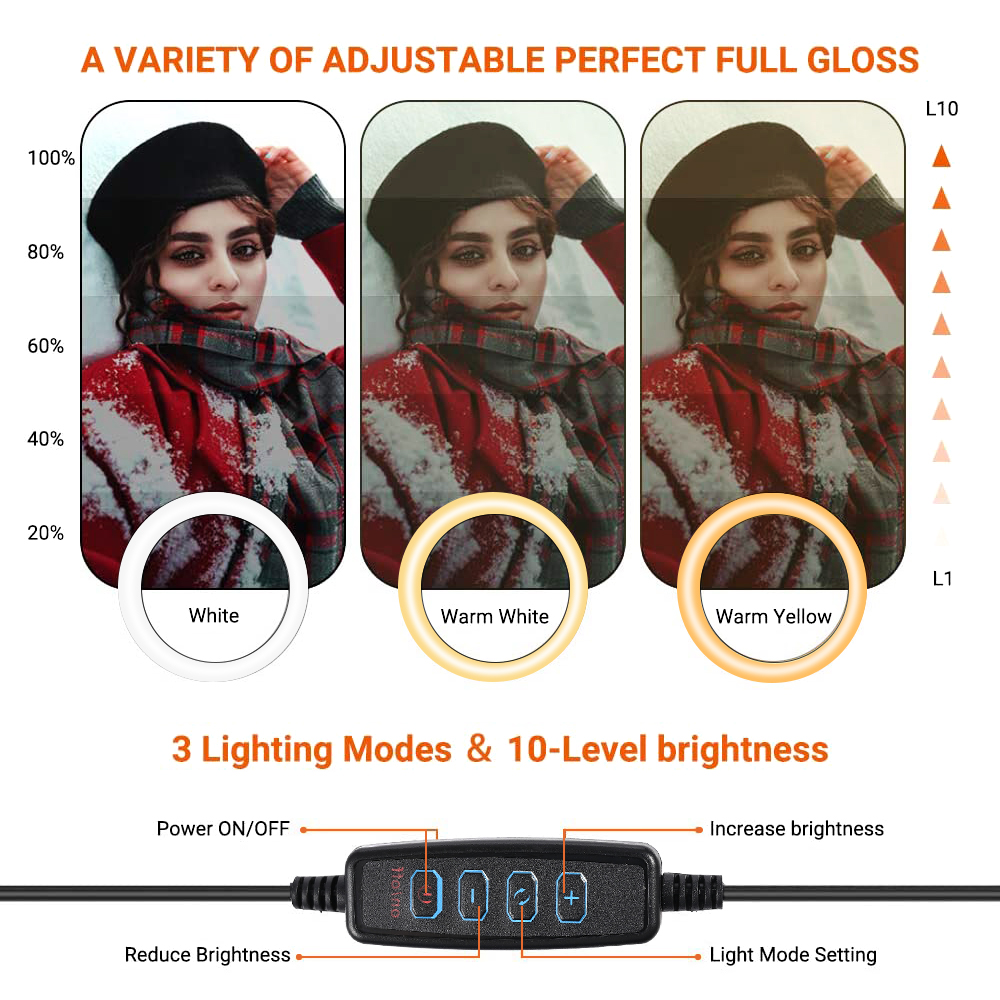 26cm 10 inch Led Ring Selfie L – Photography Lighting Ring recenzja i cena