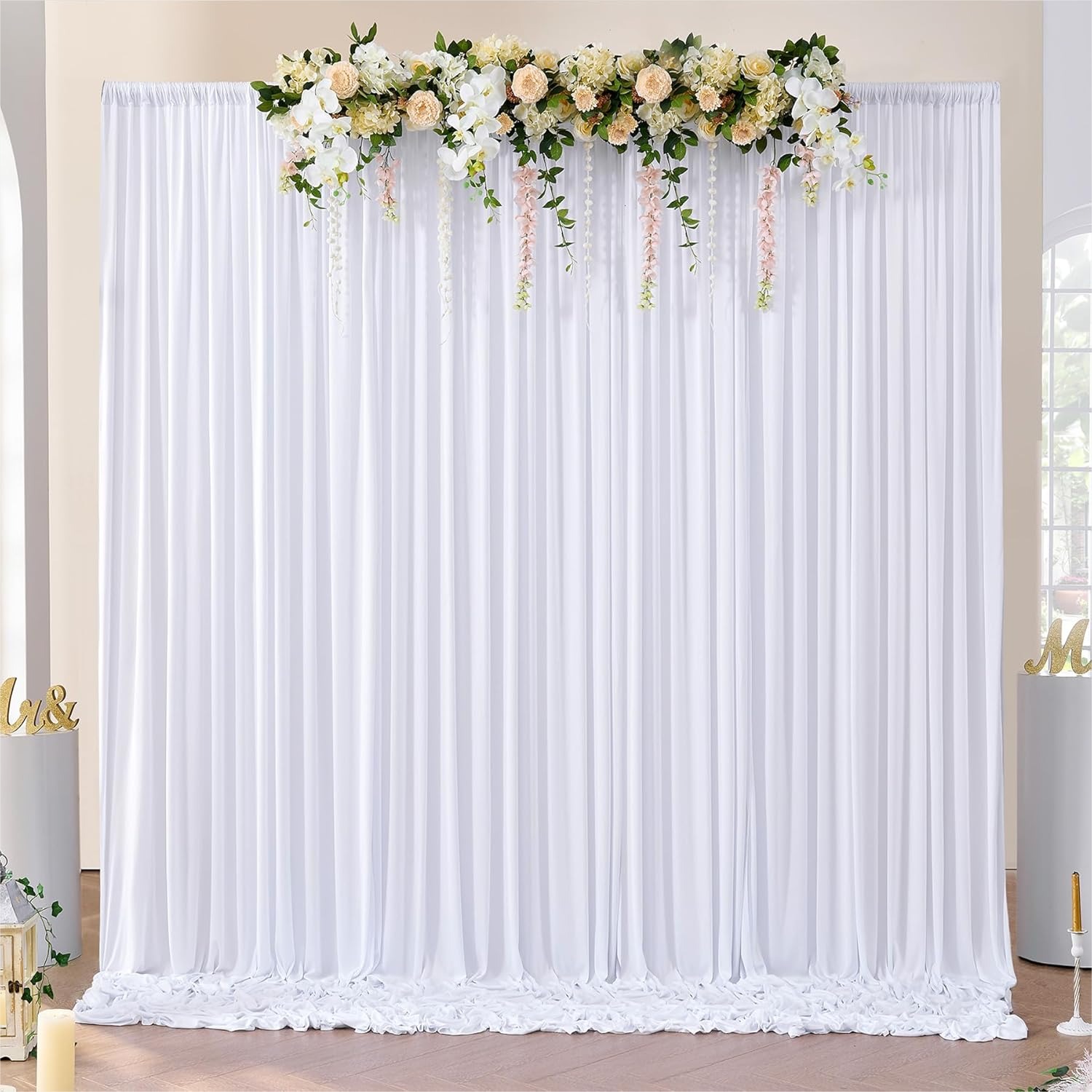 White Backdrop Curtains 10x10  – Lighting In Photography recenzja i cena