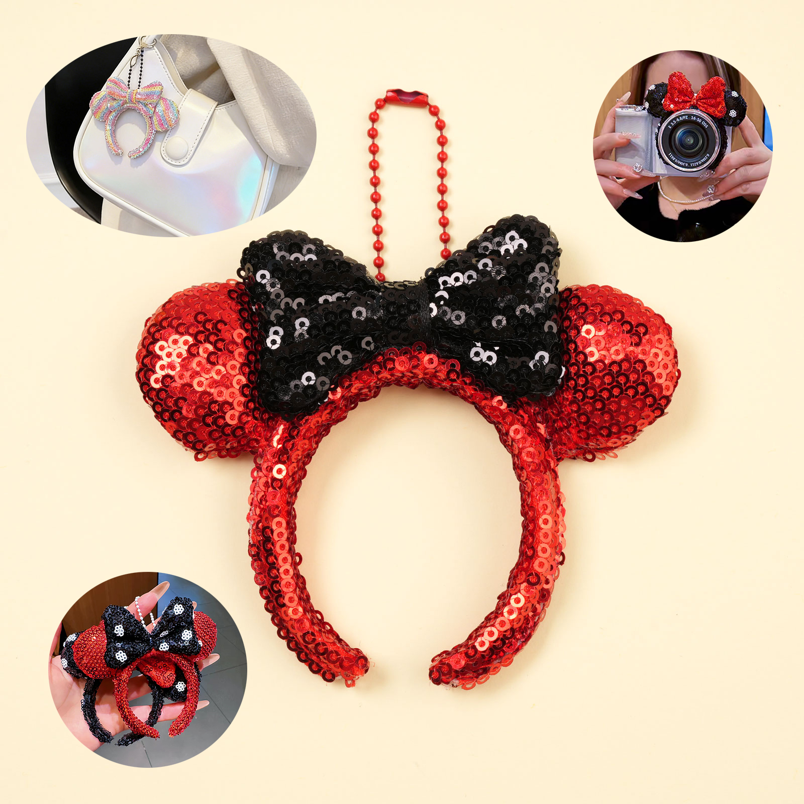 1/3pcs Cute Mickey Mouse Ear H – Photography Lighting Bag recenzja i cena