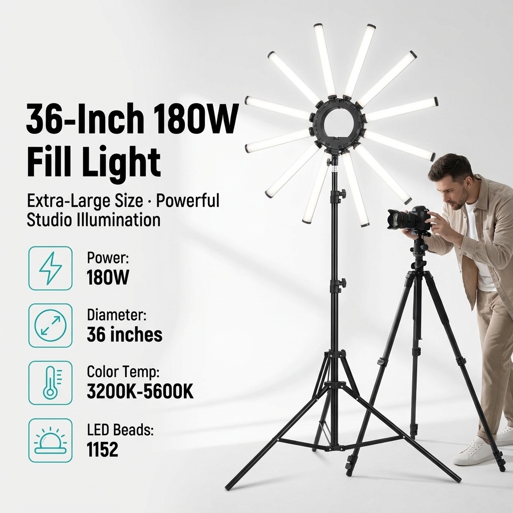 12 Arms Multi Tube Photography – Photography Lighting Ring recenzja i cena