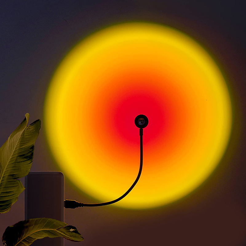 1x USB Sunset Lamp LED Rainbow – Photography Lighting Home recenzja i cena