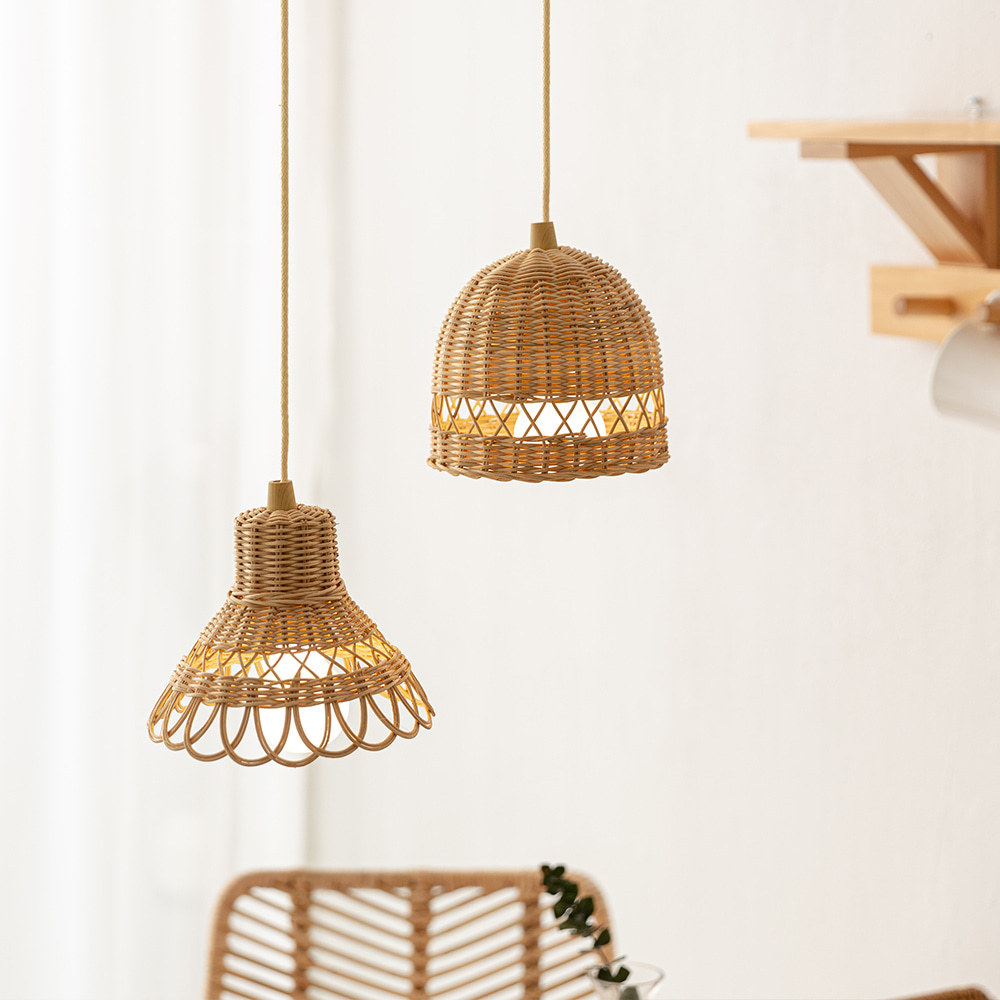 Rattan Lampshade Handmade Phot – Photography Lighting Home recenzja i cena
