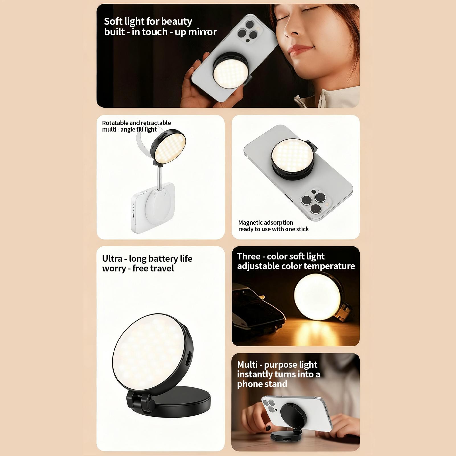 Phone Light Magnetic Live Stre – Photography Lighting Home recenzja i cena