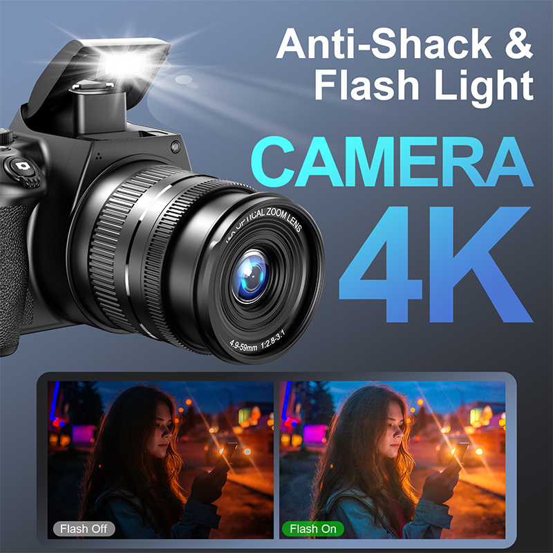 4K Digital Camera Professional – Photography Lighting For Beginners recenzja i cena